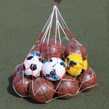 white-red Lattice Cord Basketball Sports Ball Mesh Net