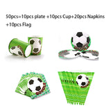 Football Soccer Theme Kids Birthday Party Decoration Set