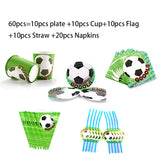 Football Soccer Theme Kids Birthday Party Decoration Set