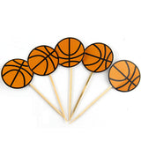 Cake Topper Flags Football basketball Soccer Cupcake Toppers for Birthday Wedding Cake Baking DIY