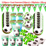 Football Theme Disposable Party Tableware Birthday Party Decor