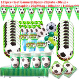 Football Theme Disposable Party Tableware Birthday Party Decor