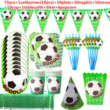 Football Theme Disposable Party Tableware Birthday Party Decor