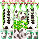 Football Theme Disposable Party Tableware Birthday Party Decor