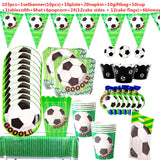 Football Theme Disposable Party Tableware Birthday Party Decor