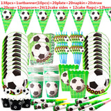 Football Theme Disposable Party Tableware Birthday Party Decor