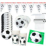 Football Theme Disposable Party Tableware Birthday Party Decor