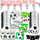 Football Theme Disposable Party Tableware Birthday Party Decor