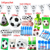 Football Theme Disposable Party Tableware Birthday Party Decor