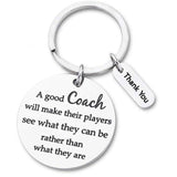 Fashion Keychain Sports Thank You Gifts for Soccer Coaches