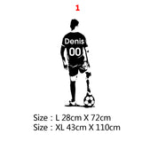 Large Football Soccer Wall Sticker For Kids Bedroom decor