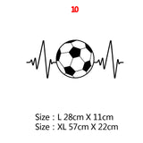 Large Football Soccer Wall Sticker For Kids Bedroom decor