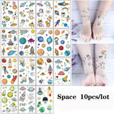 15pcs/set Kids Temporary Tattoos Football Soccer Fan Sticker