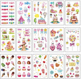 15pcs/set Kids Temporary Tattoos Football Soccer Fan Sticker