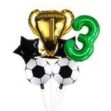 Football Balloons World Cup Trophy Ball Soccer Children