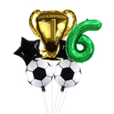 Football Balloons World Cup Trophy Ball Soccer Children