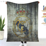 Real Madrids Blanket Plaid Flannel Throw Printed Quilts 3d Print Keep Warm Sofa Bedroom Sherpa Blankets Family Bed Bedding