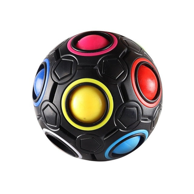 Magic Rubix Cube Rainbow Ball Fidget Toys for Children