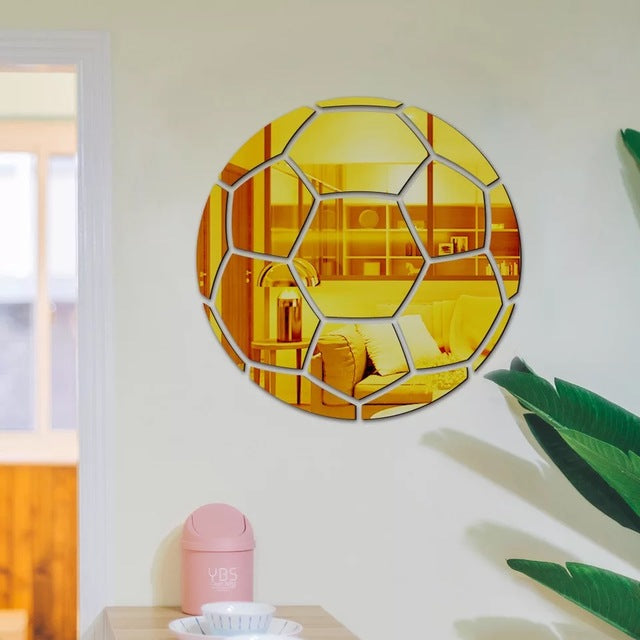 Football Soccer Ball Acrylic Mirror