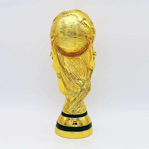 Golden Resin World European Cup Football Trophy Mascot Fan Gift