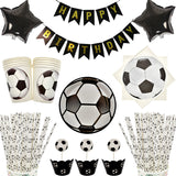 World Cup Football Theme Disposable Tableware Sport boy Birthday Party Supplies