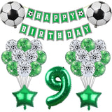 Soccer Sports Balloons Set For Football Birthday Party Decorations