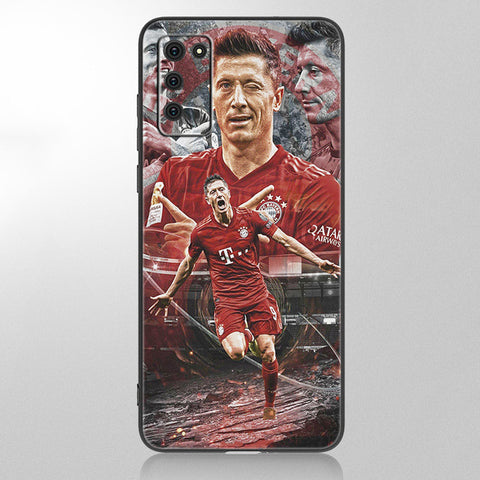 Football star player Case For Samsung Galaxy A12 A02S A22 A32 A52 A72 A71 A51 A41 A31 A21 A11 A50 A70 A10S A20S Black Soft Cover