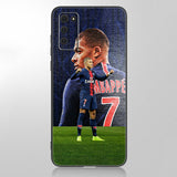 Football star player Case For Samsung Galaxy A12 A02S A22 A32 A52 A72 A71 A51 A41 A31 A21 A11 A50 A70 A10S A20S Black Soft Cover