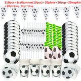 Football Theme Disposable Party Tableware Birthday Party Decor