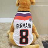 T Shirt Dog Clothes for Small Large Dogs Summer Pets Clothes Spitz Labrador Jersey Basketball Soccer Football National Team Vest