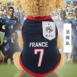 T Shirt Dog Clothes for Small Large Dogs Summer Pets Clothes Spitz Labrador Jersey Basketball Soccer Football National Team Vest