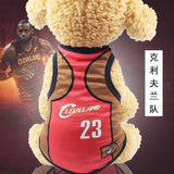 T Shirt Dog Clothes for Small Large Dogs Summer Pets Clothes Spitz Labrador Jersey Basketball Soccer Football National Team Vest