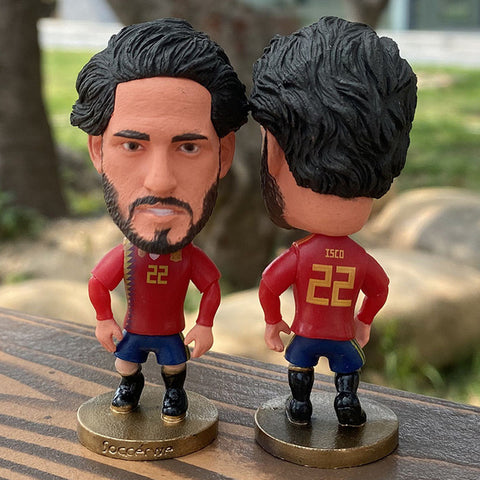 Soccer Player Action Figures for Kids Fans Gifts Souvenir