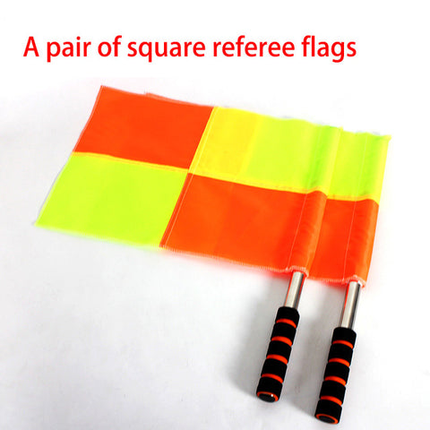 Soccer referee flag Fair Play Sports match Football Linesman flags Referee equipment