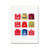 Nordic Poster Manchester United Classic Shirts Canvas Painting