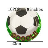 Soccer Football Theme Kids Party Birthday Party Decoration Set Cup