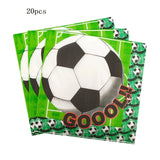 Soccer Football Theme Kids Party Birthday Party Decoration Set Cup