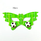 Soccer Football Theme Kids Party Birthday Party Decoration Set Cup