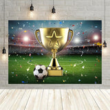 Soccer Field Stadium Grassland Background Decoration