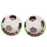 Soccer Football Kids Boy Birthday Party Decoration Cup Plate Napkin Banner Hat Straw Loot bag Tablecloth Party Supplies Set