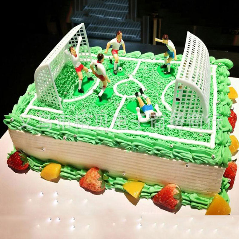 Football Game Cake Topper DIY kids Birthday party cake decoration