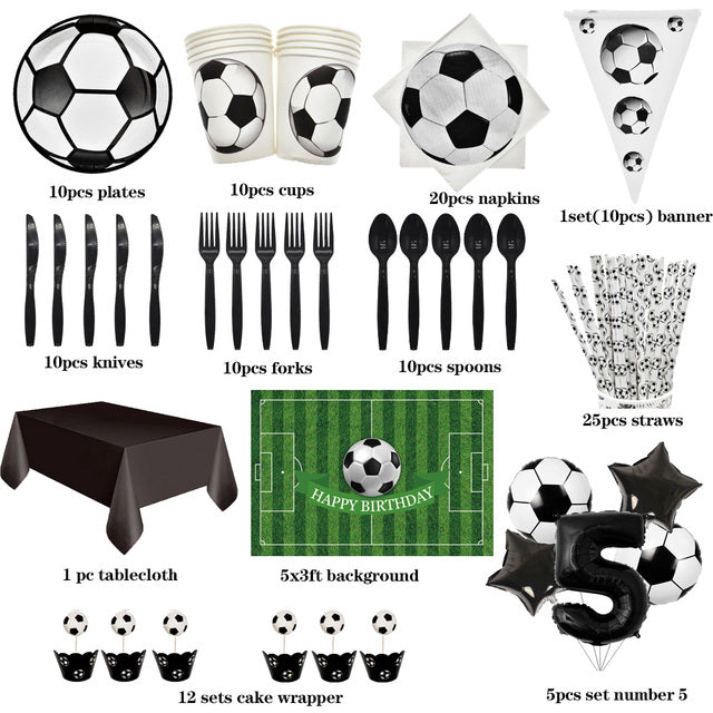 World Cup Soccer Theme Birthday Party Supplies