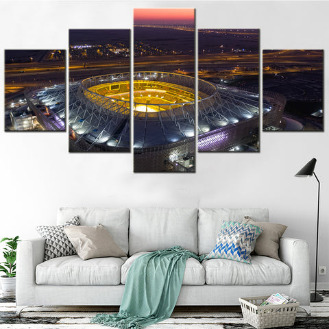 Qatar 2022 World Cup Football Match Stadium  HD Prints for Livingroom Decor