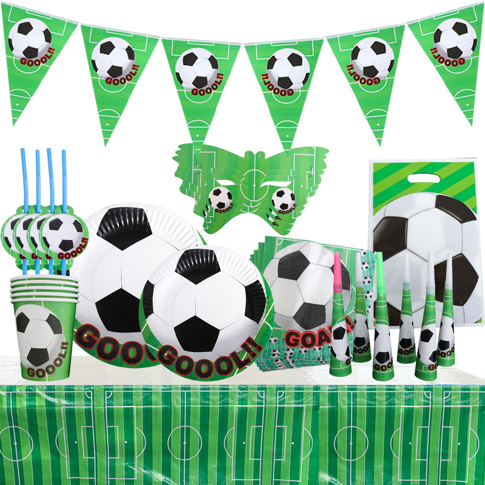 2022 Green Football World Cup Theme Cutlery Sets