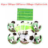 2022 Green Football World Cup Theme Cutlery Sets