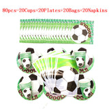 2022 Green Football World Cup Theme Cutlery Sets