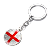 New 2022 Qatar World Cup Souvenirs Time Gem Key Chain