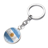 New 2022 Qatar World Cup Souvenirs Time Gem Key Chain