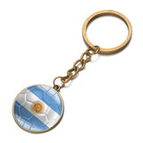 New 2022 Qatar World Cup Souvenirs Time Gem Key Chain