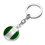 New 2022 Qatar World Cup Souvenirs Time Gem Key Chain